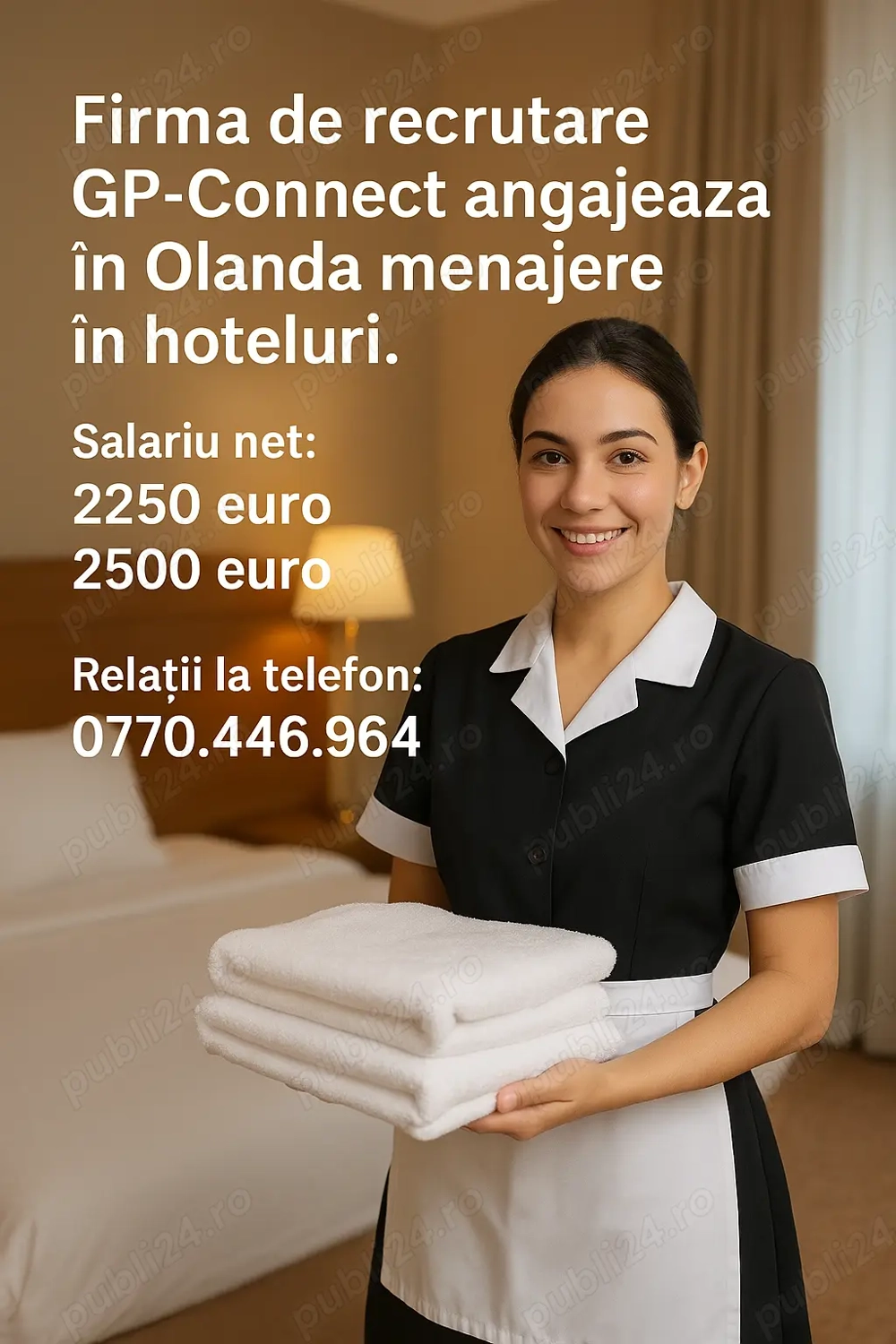 Angajam menajere in Olanda