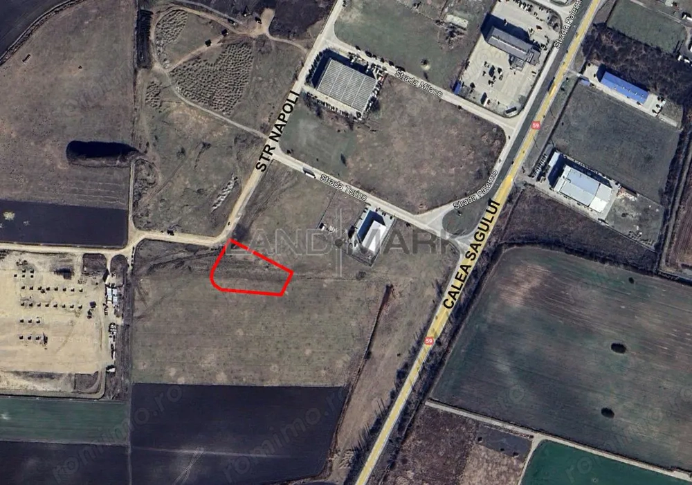 Teren industrial cu PUZ de vanzare in zona Sagului