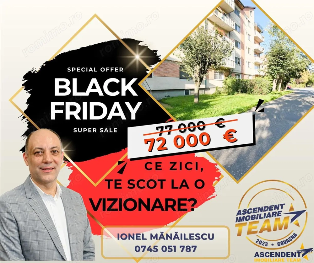 Pozitionare excelenta,oportunitate configurare,rezidential investitional, Central, Sfantu Gheorghe