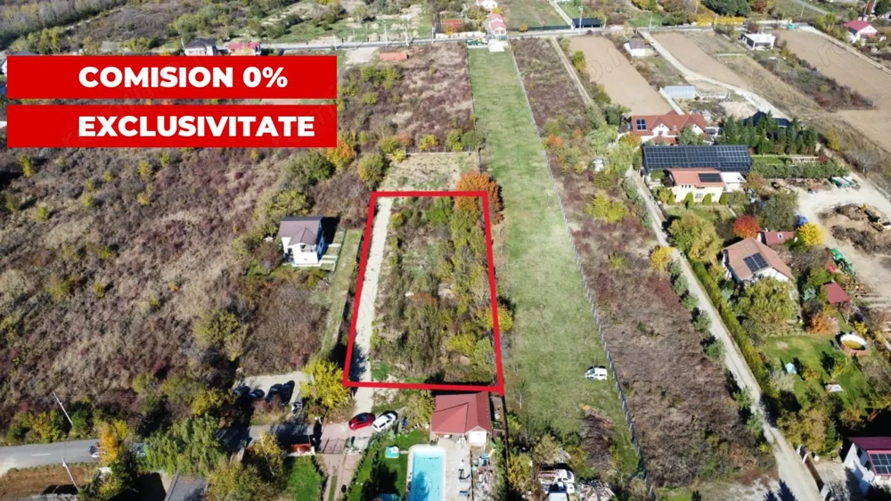 Teren de vanzare in Vladiceasca, 2156mp, langa DN1 - Snagov Plaza