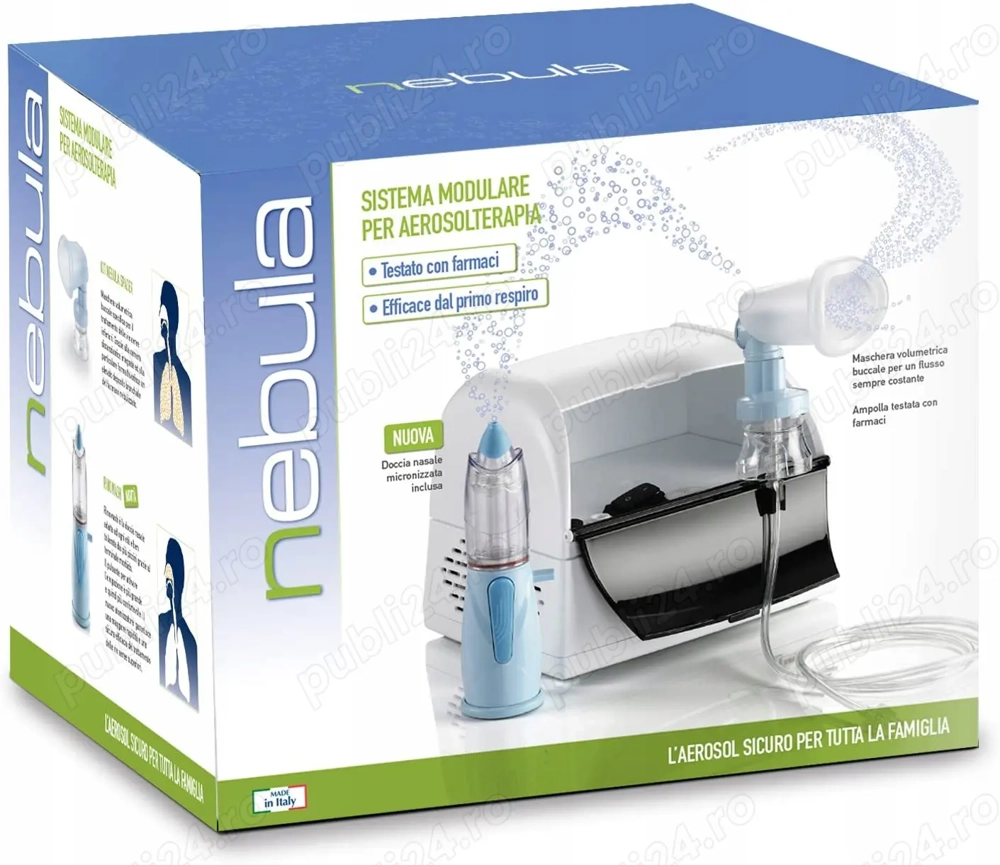 APARAT Aerosoliterapie- marca  Italiana, NEBULA