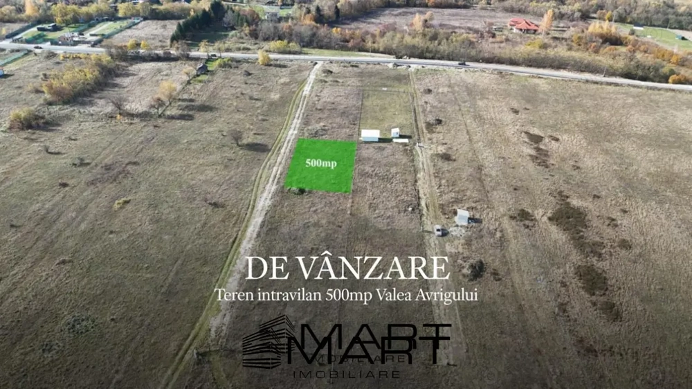 Teren 500 mp Valea Avrigului