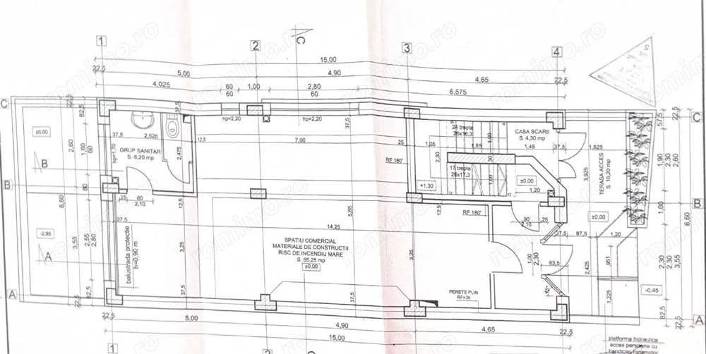 Spatiu Titan 90 mp zona Piata 1 Decembrie 1918