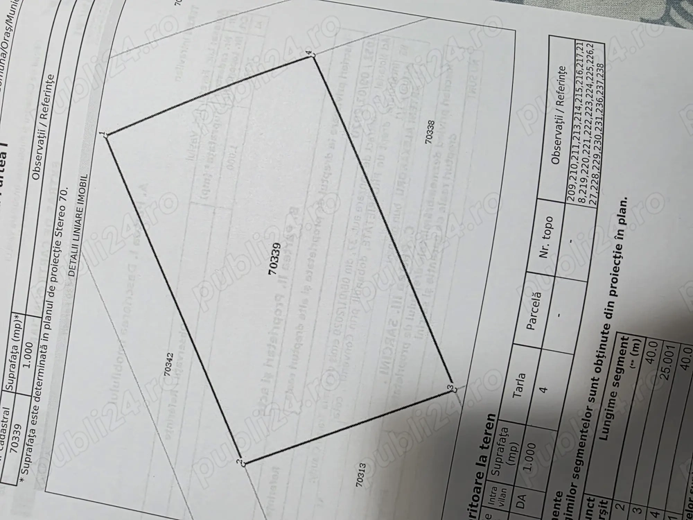 Teren intravilan de vanzare in Localitatea Feresti, județul Vaslui