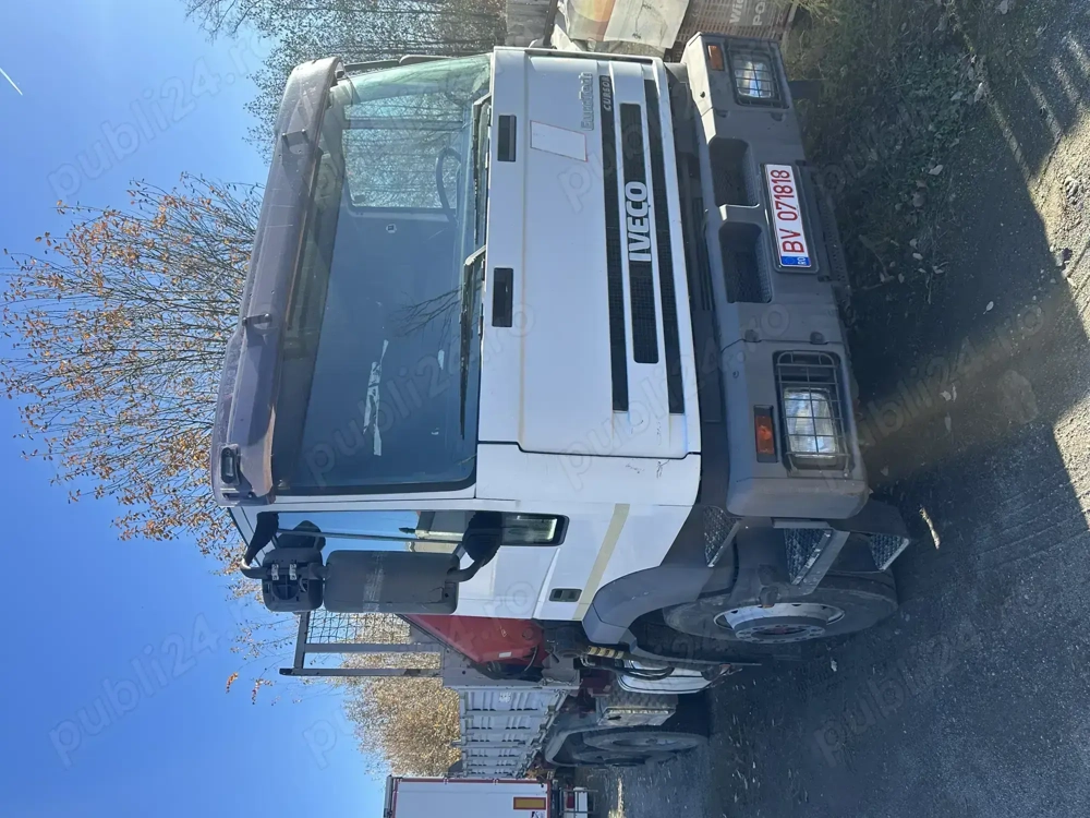 Iveco trakker bascula macara