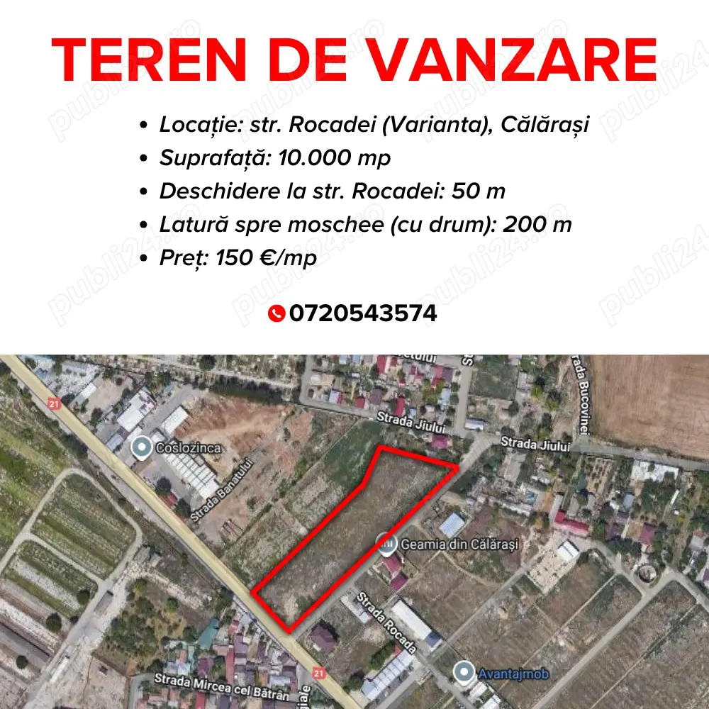 Teren de vanzare Calarasi