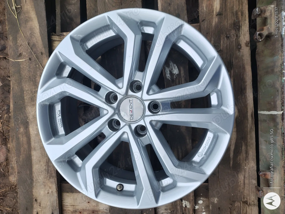 Jante aliaj 17 zoll marca Dezent, gama Vw, Seat, Skoda, Audi.