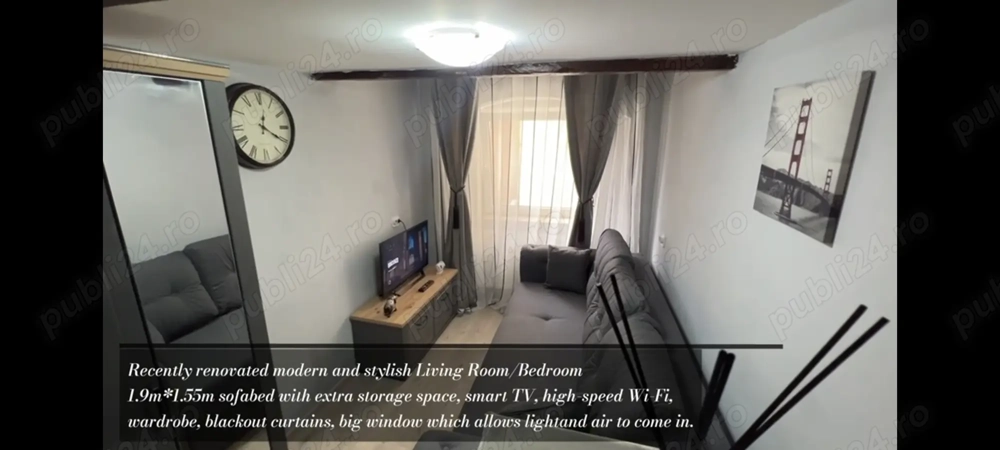 Inchiriez studio la casa nou renovat. Centru Cisnadie