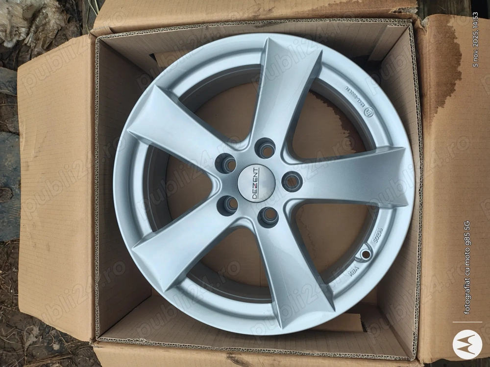 Jante aliaj noi 17 zoll marca Dezent, gama Vw, Seat, Skoda, Audi