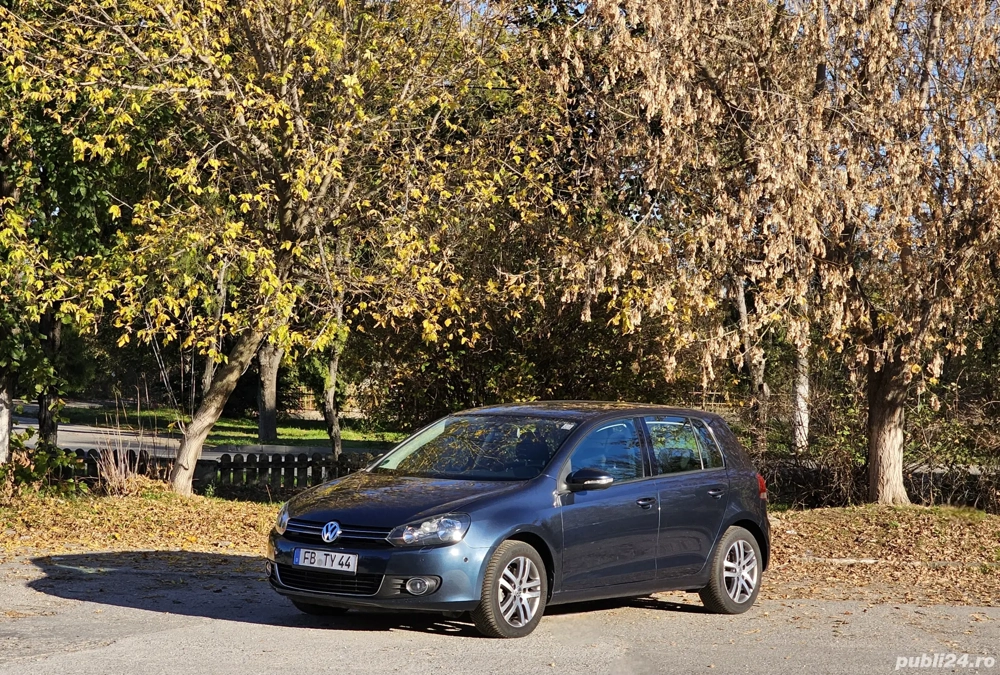 VW Golf 6 1.4TSI DSG AUTOMATA Navigatie SenzoriParcare Clima CamerăMarșarier ÎncălzireScaune Euro5 