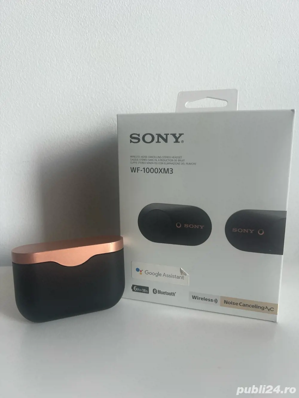 Casti Sony WF-1000XM3   funcționale, baterii schimbate