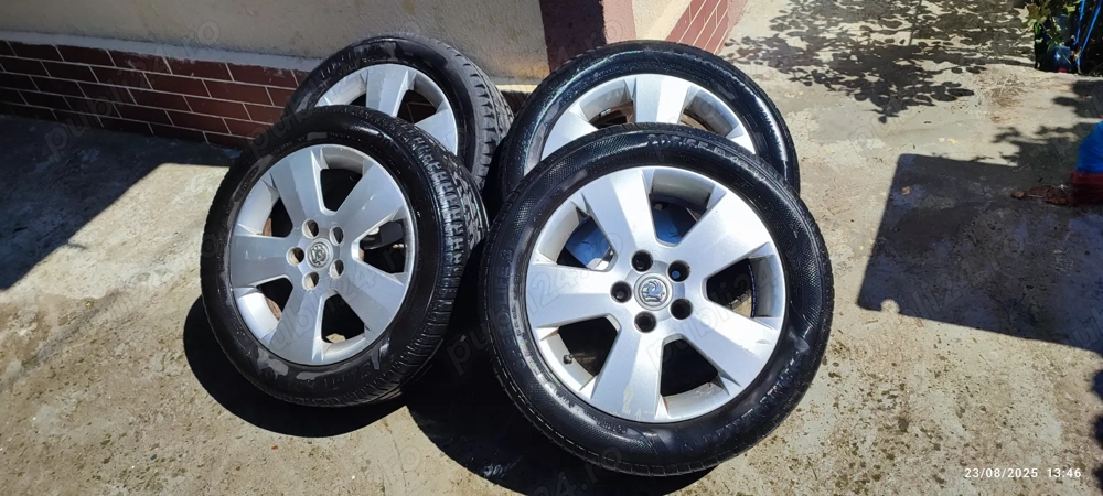 Jante Aliaj r16 PCD 5x110 et41 Opel Astra G + Anvelope vara