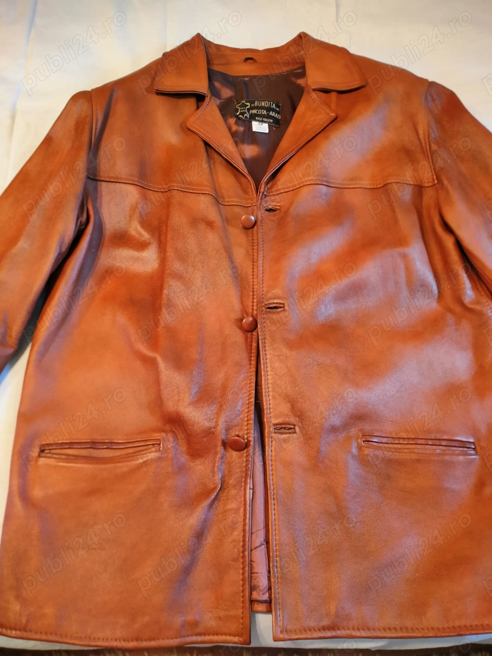 jacheta piele naturala pt barbati