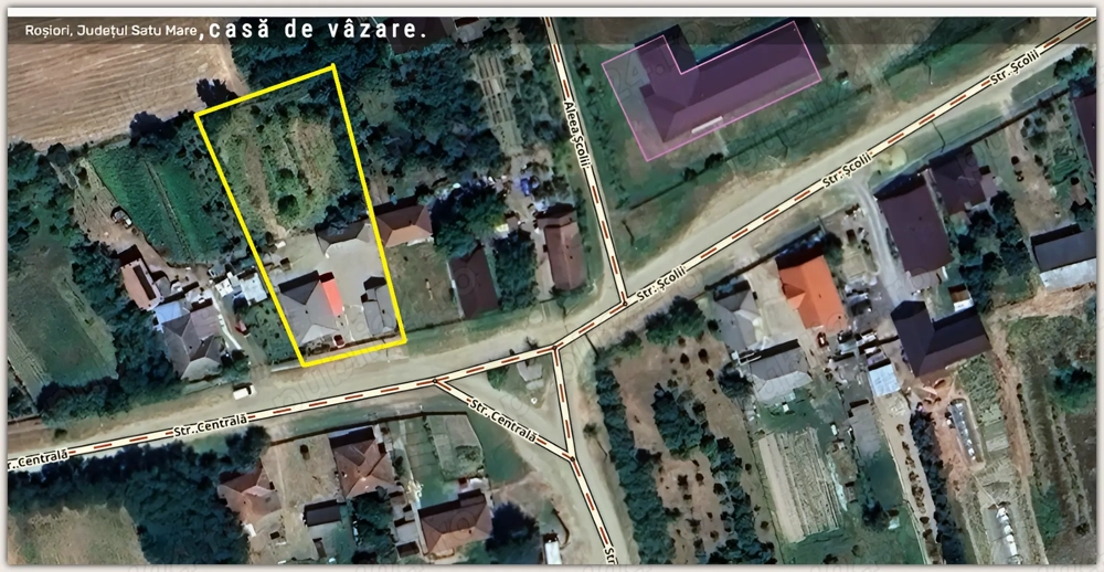 Vând casă situată ultracentral - la Roșiori (SM)