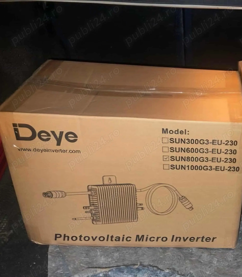 Micro Inverter Deye pentru Panouri Solare,800W