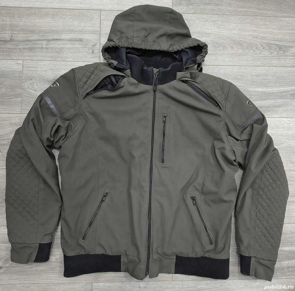 geacă moto touring cu protecții, Blackwild City, L XL