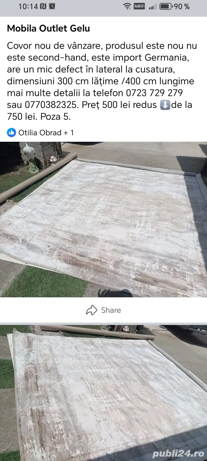 Covoare noi de vânzare 