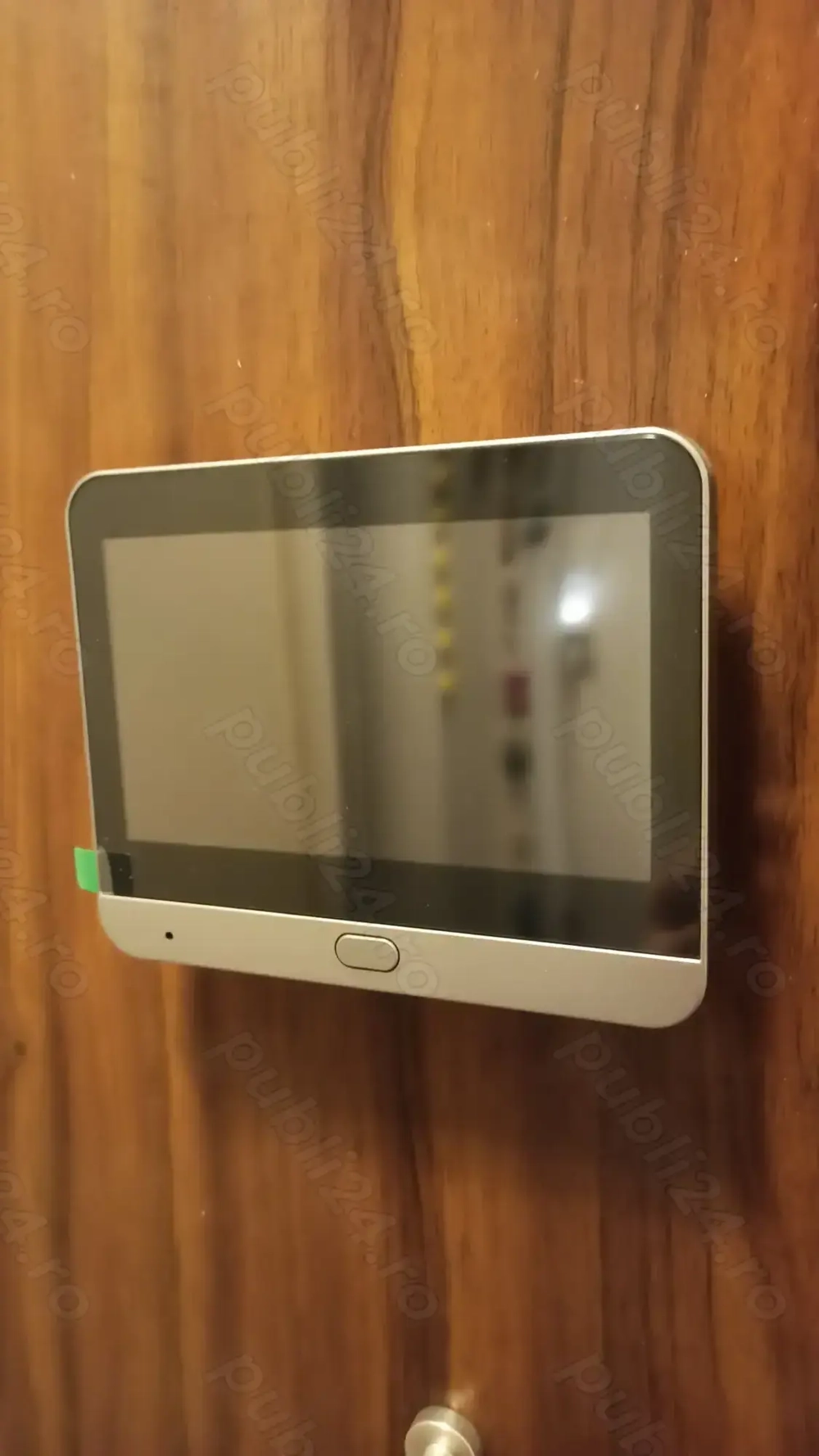 Vând vizor electronic WIFI, intercom, detectare înregistrare mișcare, infraroșu, notificare app, nou