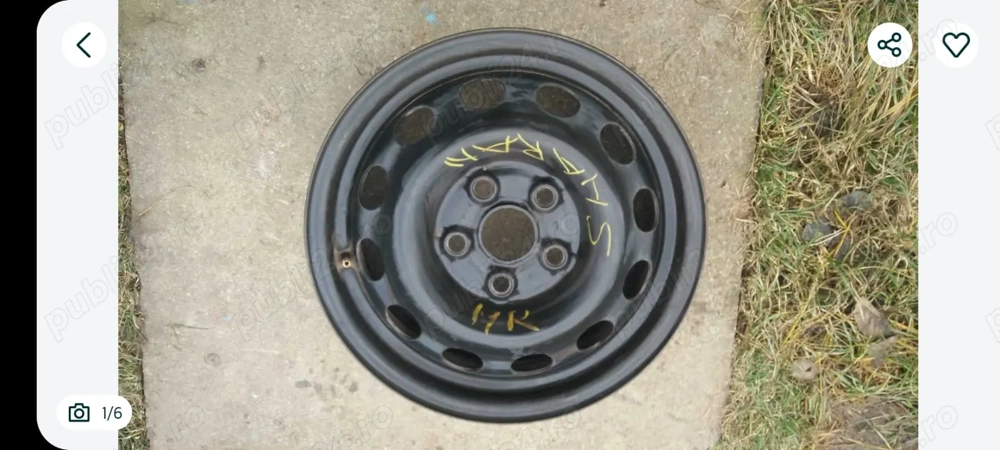 Vând jante VW Sharan, Seat Alhamra, Ford Galaxy