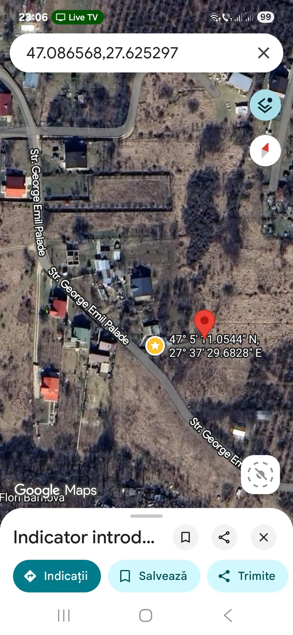 700 mp intravilan  Barnova 