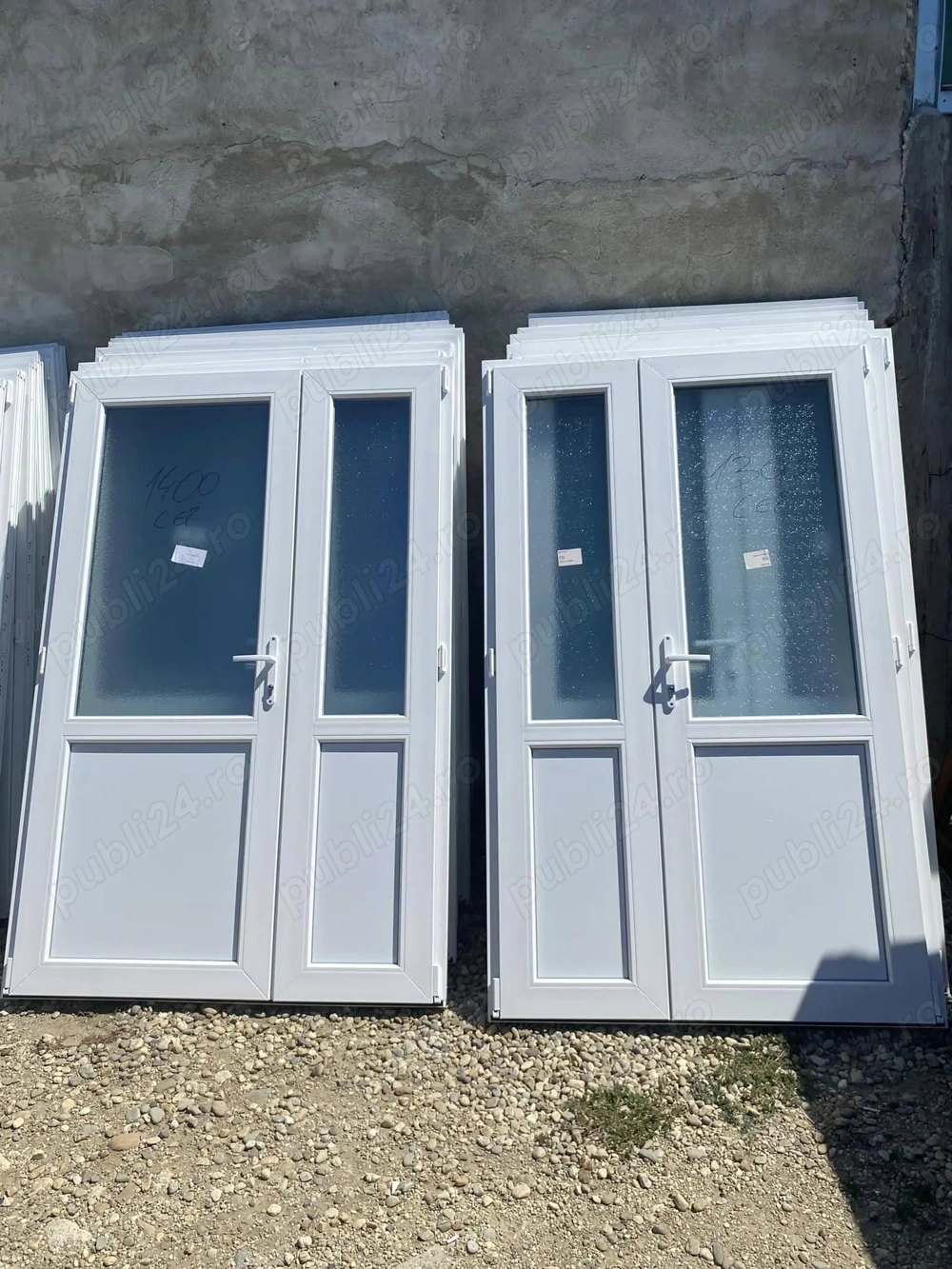 Usi termopan duble noi albe de la 1400 lei