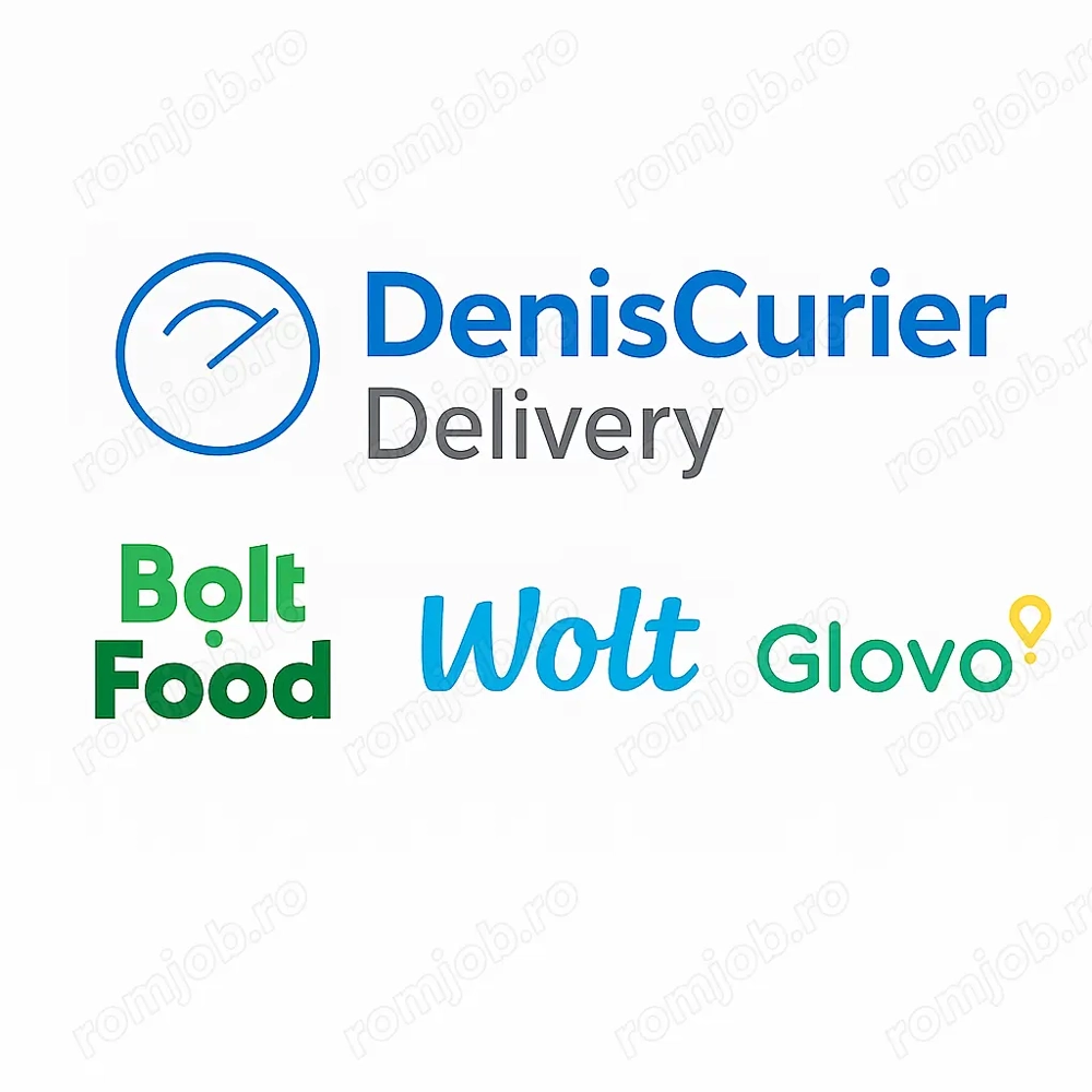 Livrator Glovo, Wolt, Bolt Food in orice oras din Romania!