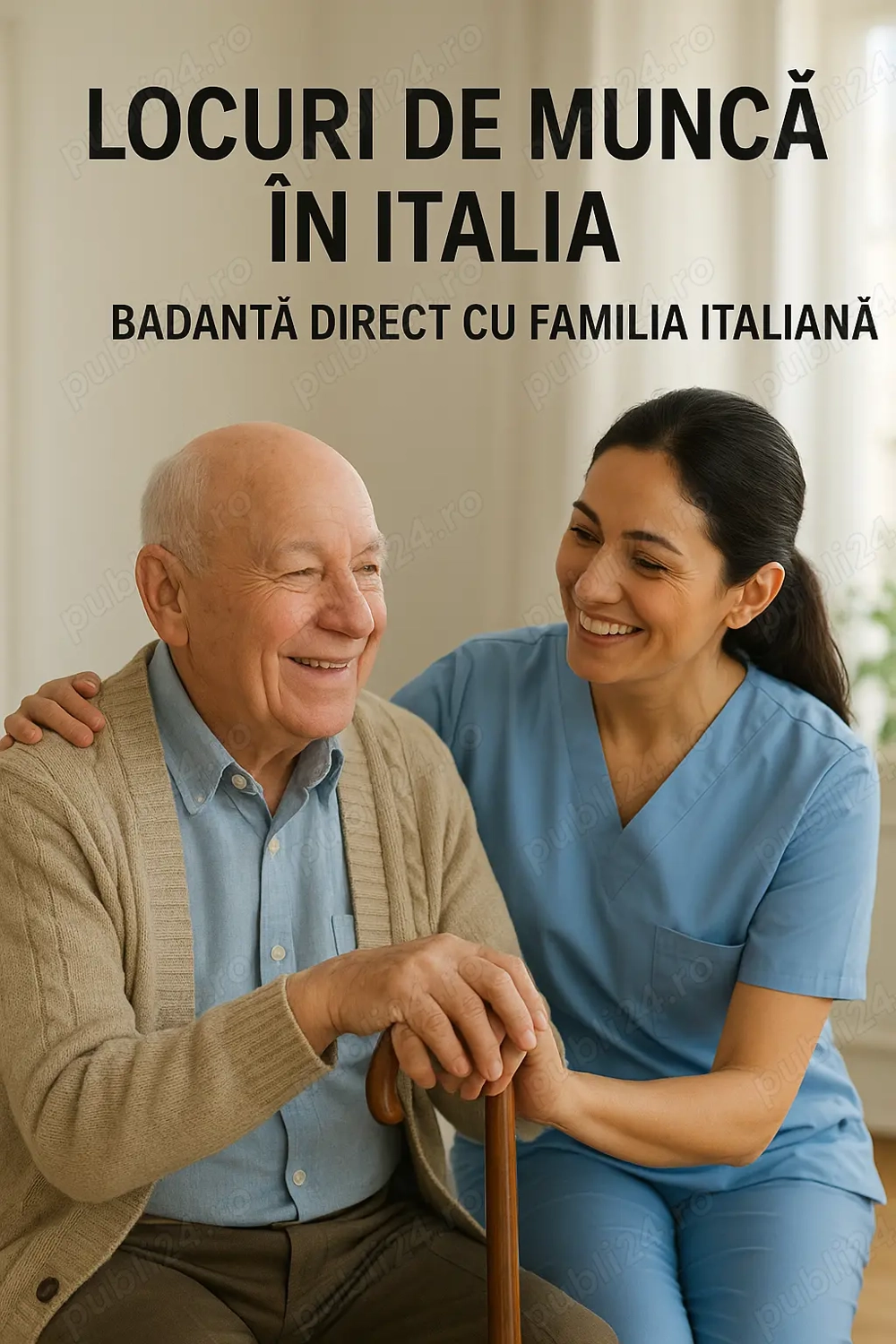 Oferte de munca Italia ca si Badanta
