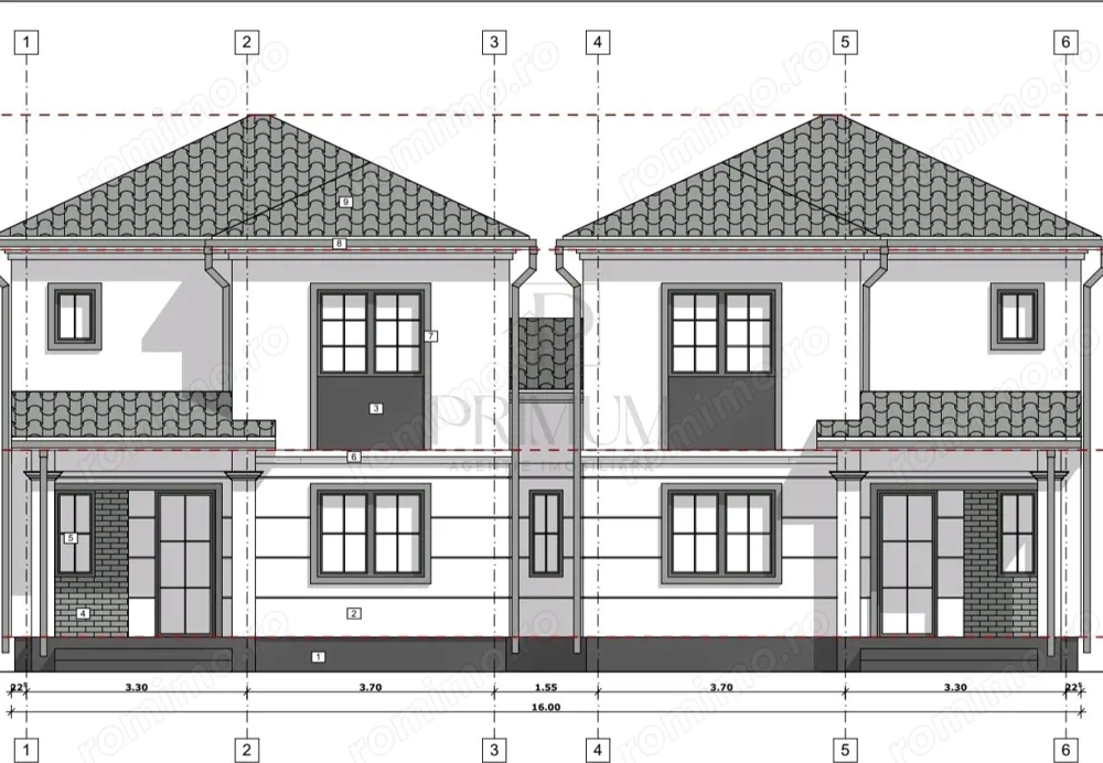 Duplex despartit prin camera tehnica - zona excelenta - toate utilitatile