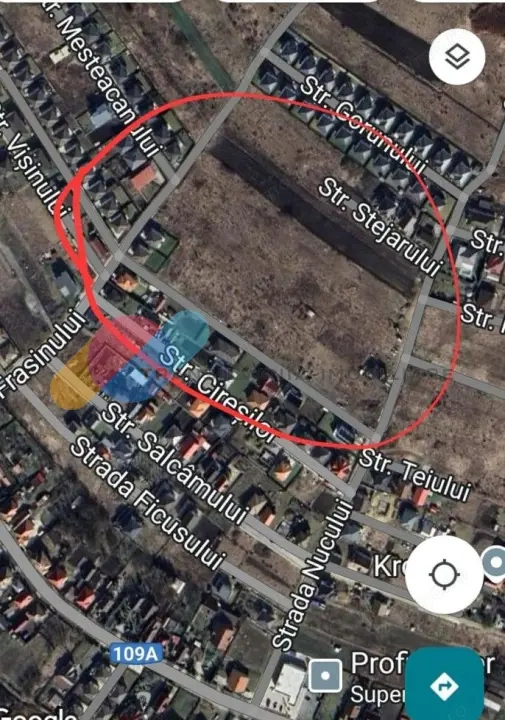 Teren intravilan 600mp zona Profi