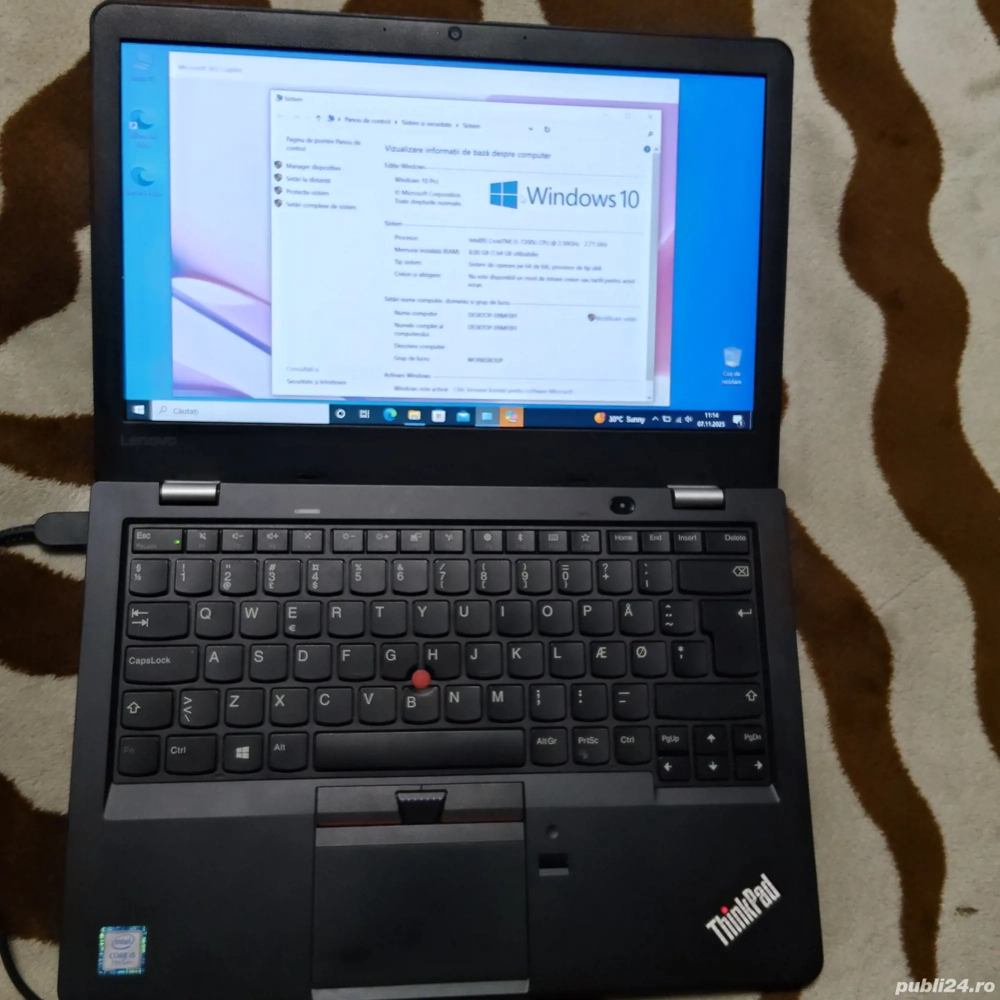 Lenovo Thinkpad 13 ,i5-7200u,8gb ram,display13 inch ,ssd 128gb 