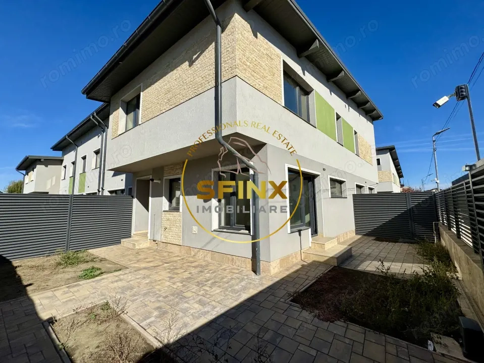 Vila 3 camere, 3 bai, 98,6 mp utili Bragadiru, Safirului, teren 118 mp