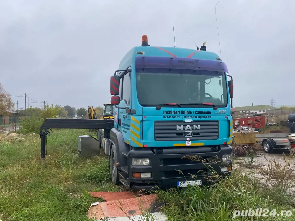 Camion MAN TGA 18.310 cu macara HMF 2823 K4   29500 