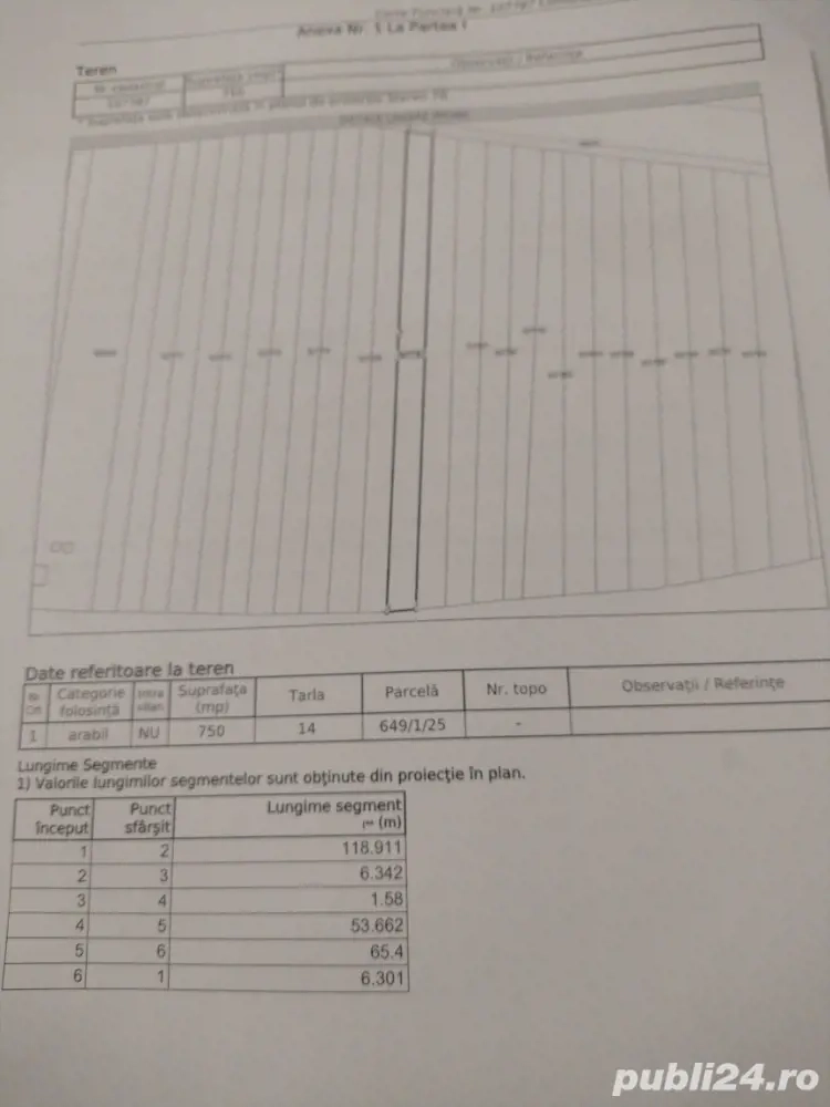 Vând teren arabil în Făgăraș 