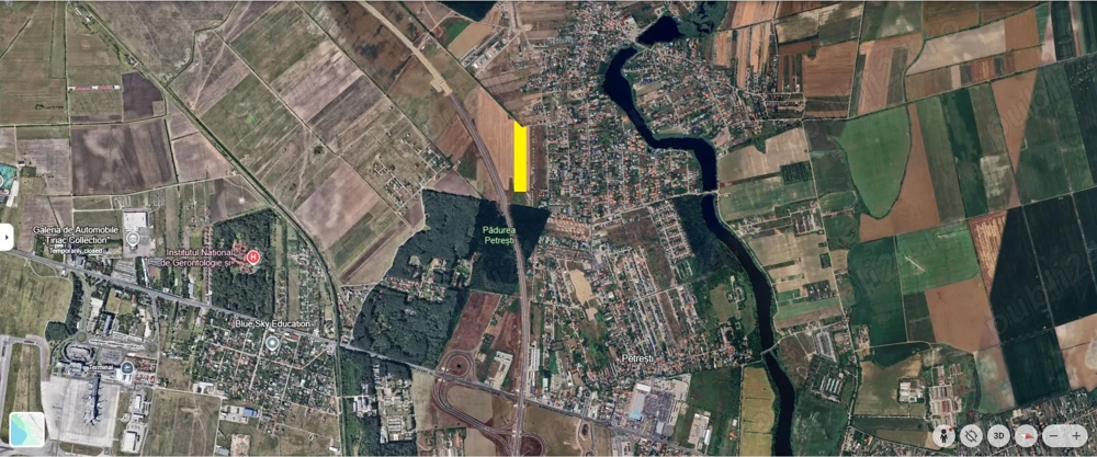 Corbeanca - Petresti, langa padure, teren recent lotizat in loturi de 1.000 mp.