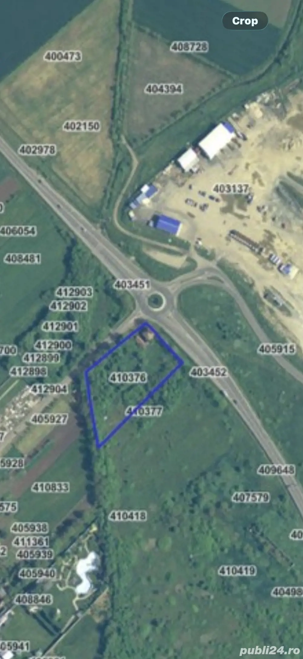 Vând teren industrial în Ghiroda, în apropierea aeroportului