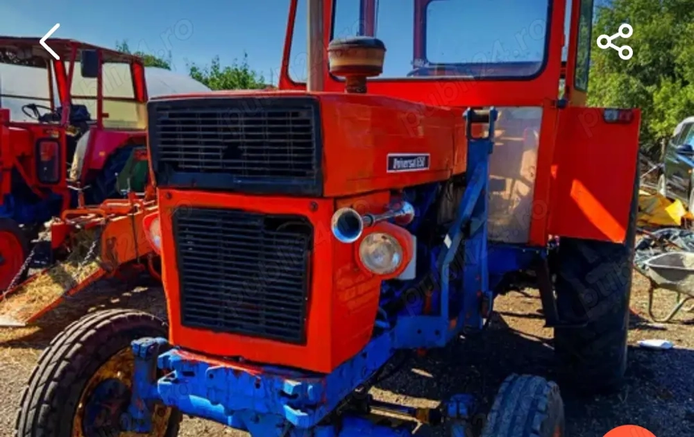 Vând tractor cu încărcător și freza