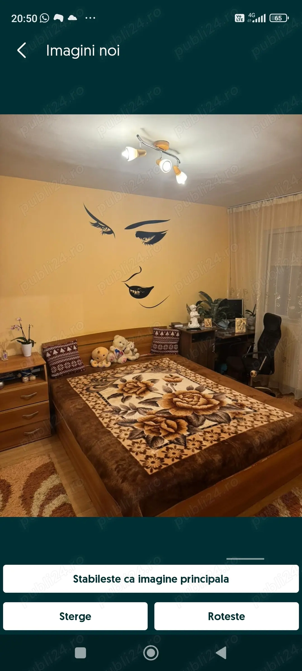 Închiriez apartament două camere confort 1 etaj 1 
