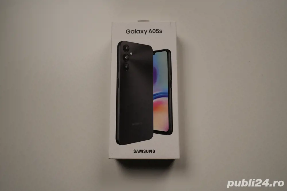 Telefon mobil Samsung Galaxy A05s, Dual SIM, 4GB RAM, 64GB, 4G, Black