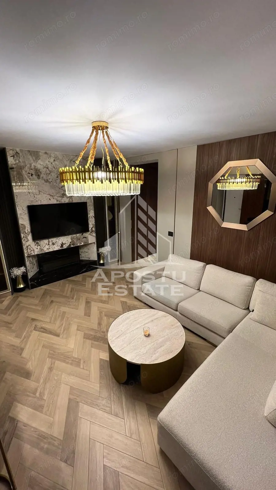 Apartament de lux cu 2 camere, curte privata 200 mp, zona Braytim