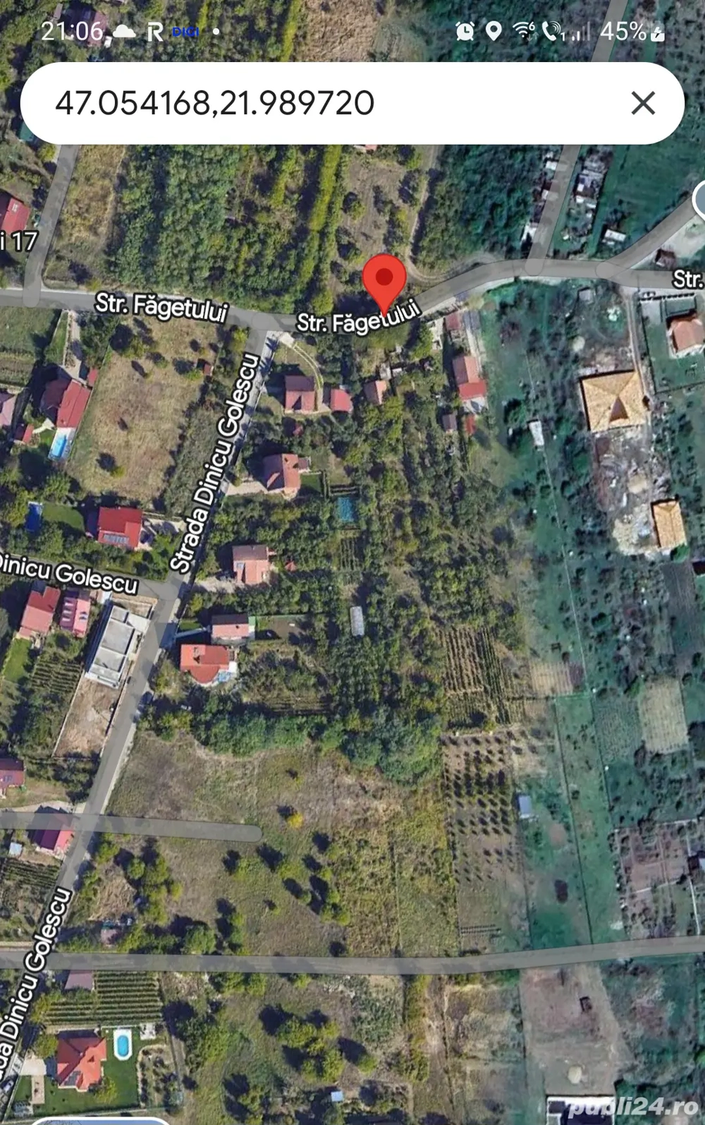 Teren intravilan Oradea Fagetului -panorama deosebita