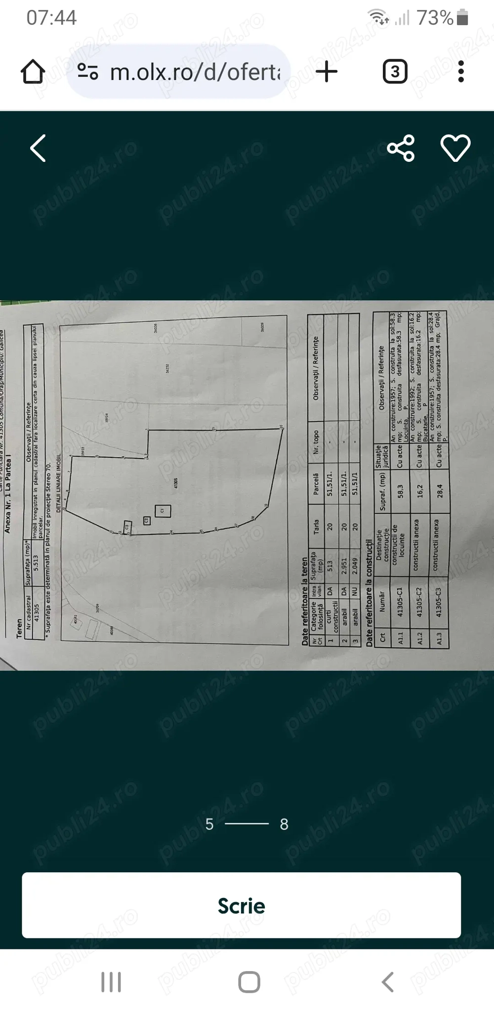 Se vinde un colt de natura