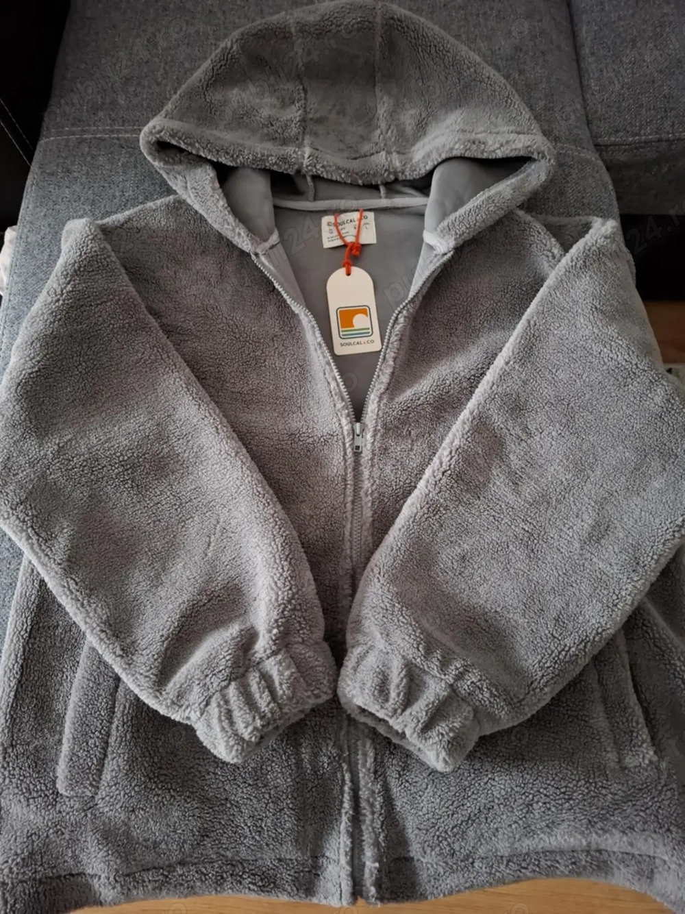 Jacheta cu glugă Soul Cal Sherpa femei - L (40) - noua
