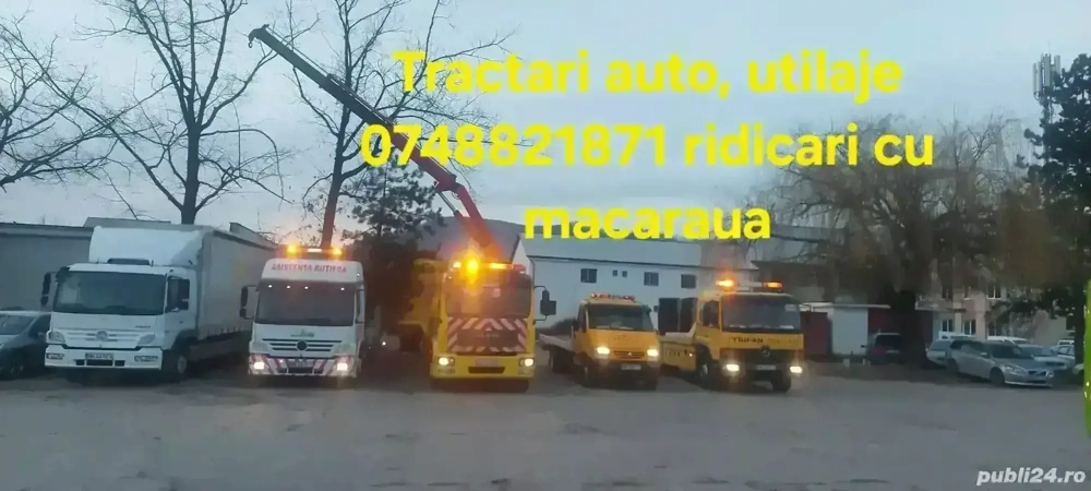 Tractari auto transport utilaje