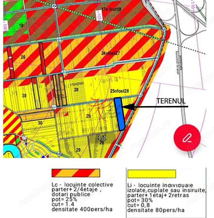 Vanzare teren tunari