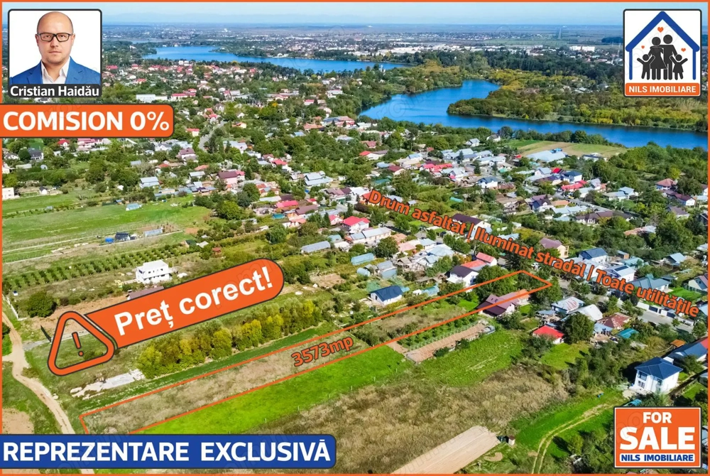 Teren intravilan | 3573mp | Toate utilitatile! | Buftea IF