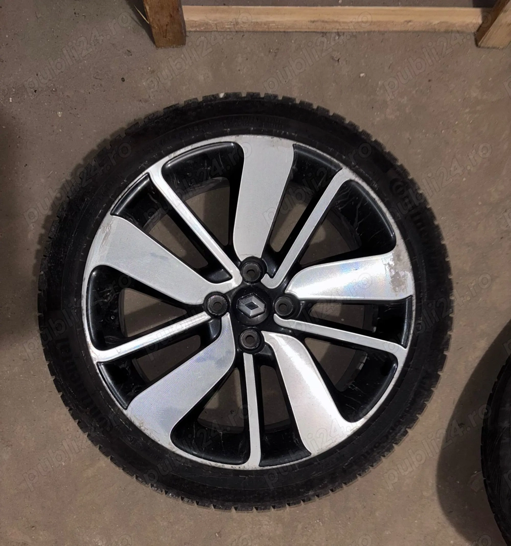 Jante cu anvelope 4x100 R17 senzori de presiune