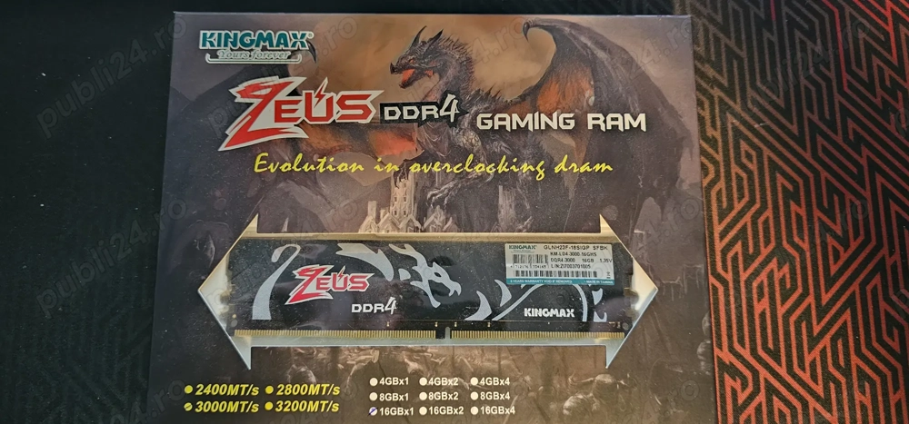 Memorie Ram pc kingmax