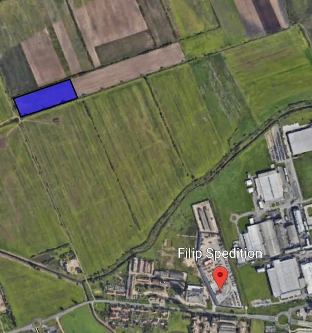 Teren extravilan, 2.46 hectare, aproape de zona industriala