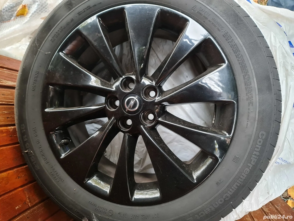jante + cauciucuri  opel