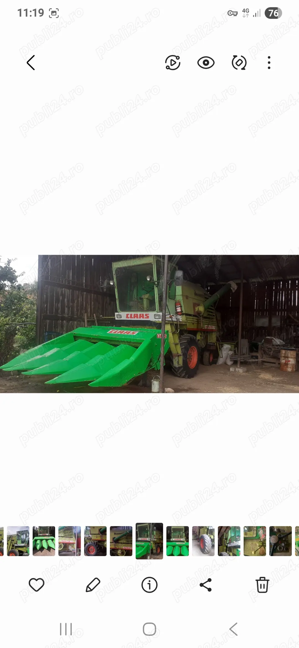 Combina claas mercator